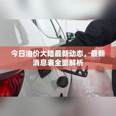 今日油价大陆最新动态，最新消息表全面解析