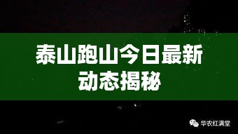 泰山跑山今日最新动态揭秘