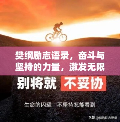 樊纲励志语录，奋斗与坚持的力量，激发无限潜能！
