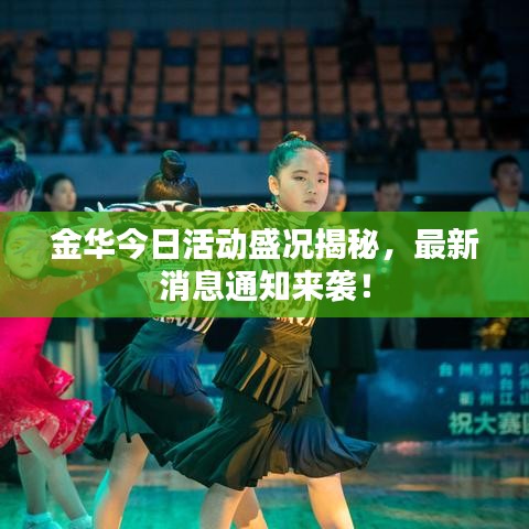 金华今日活动盛况揭秘，最新消息通知来袭！