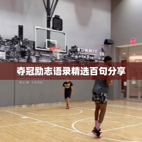 夺冠励志语录精选百句分享