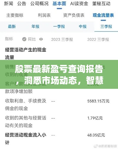 股票最新盈亏查询报告，洞悉市场动态，智慧投资决策！