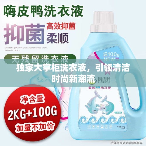 独家大掌柜洗衣液，引领清洁时尚新潮流