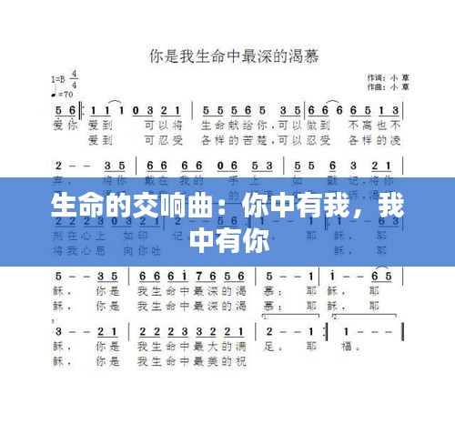 生命的交响曲：你中有我，我中有你