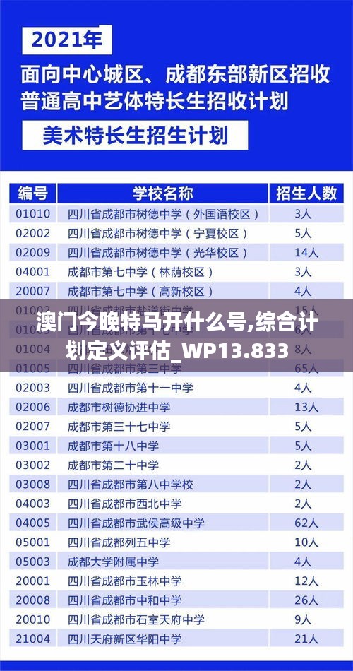 澳门今晚特马开什么号,综合计划定义评估_WP13.833