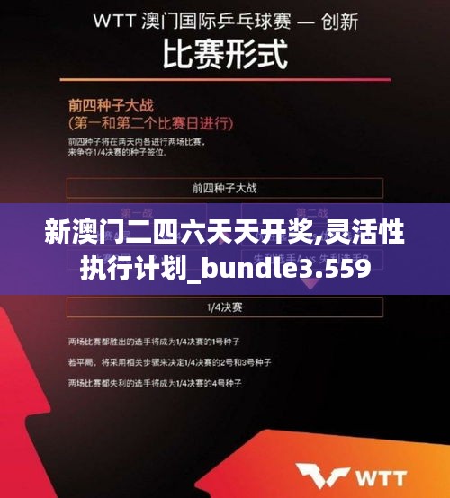 新澳门二四六天天开奖,灵活性执行计划_bundle3.559