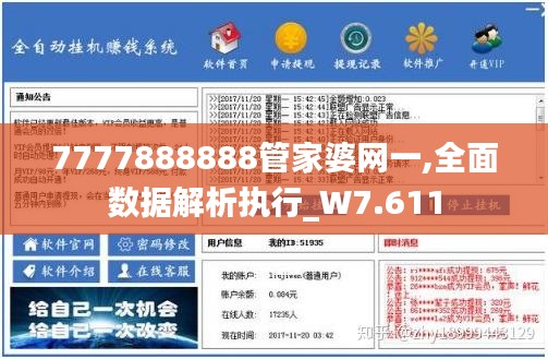 7777888888管家婆网一,全面数据解析执行_W7.611