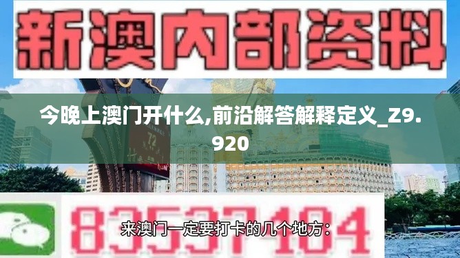 今晚上澳门开什么,前沿解答解释定义_Z9.920