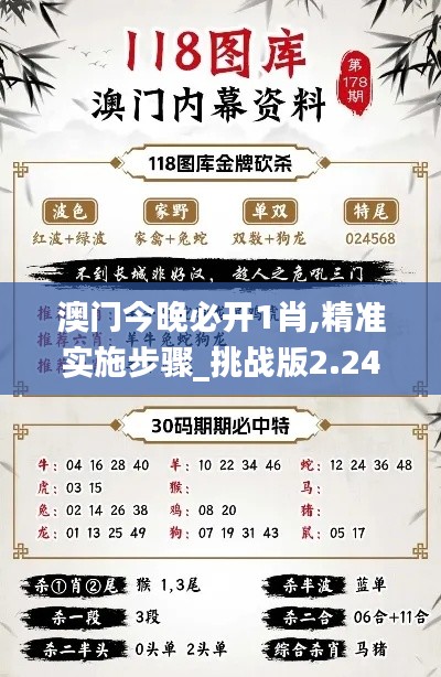 澳门今晚必开1肖,精准实施步骤_挑战版2.249