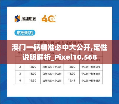 澳门一码精准必中大公开,定性说明解析_Pixel10.568