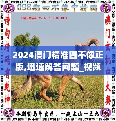 2024澳门精准四不像正版,迅速解答问题_视频版2.964