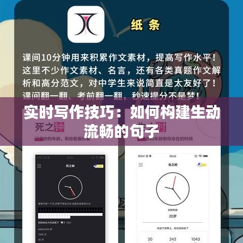 实时写作技巧：如何构建生动流畅的句子