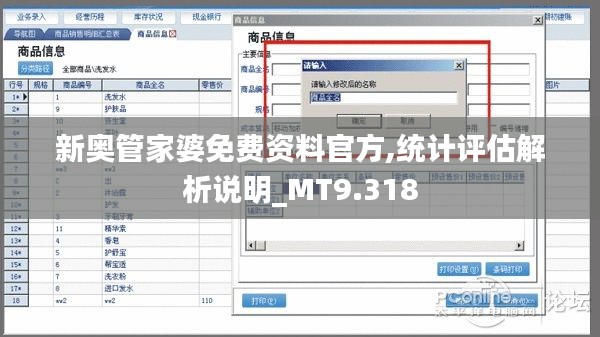 新奥管家婆免费资料官方,统计评估解析说明_MT9.318