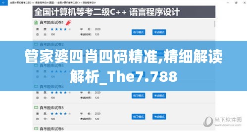 管家婆四肖四码精准,精细解读解析_The7.788