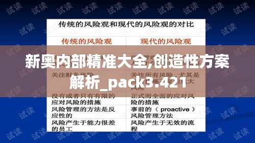 新奥内部精准大全,创造性方案解析_pack3.421