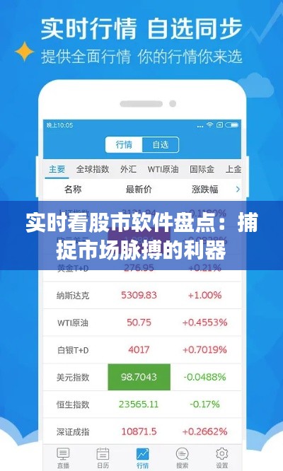 实时看股市软件盘点：捕捉市场脉搏的利器