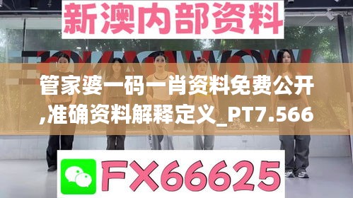 管家婆一码一肖资料免费公开,准确资料解释定义_PT7.566