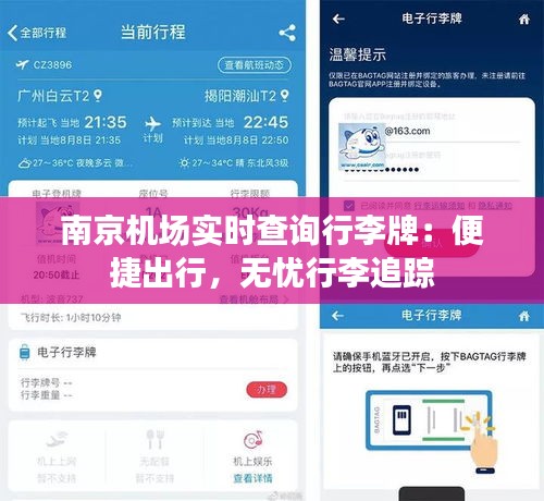 南京机场实时查询行李牌：便捷出行，无忧行李追踪