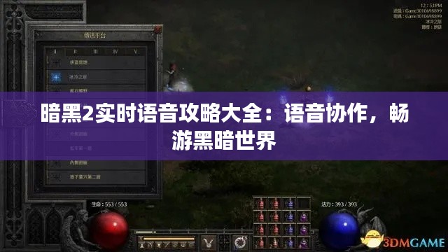 暗黑2实时语音攻略大全：语音协作，畅游黑暗世界