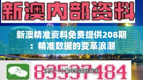 新澳精准资料免费提供208期：精准数据的变革浪潮