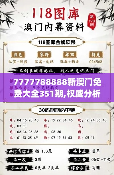 7777788888新澳门免费大全351期,权威分析说明_投资版2.131