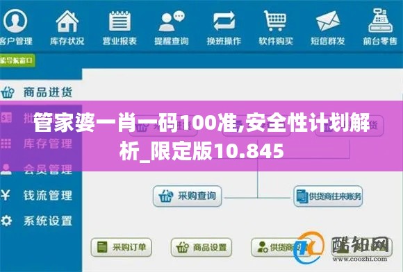 管家婆一肖一码100准,安全性计划解析_限定版10.845