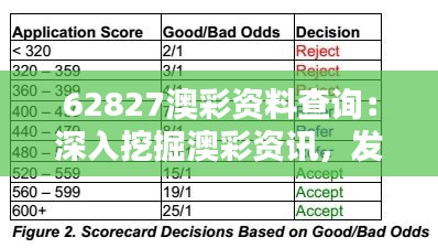 62827澳彩资料查询：深入挖掘澳彩资讯，发现数据背后的趋势与机遇