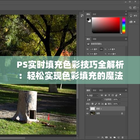 PS实时填充色彩技巧全解析：轻松实现色彩填充的魔法