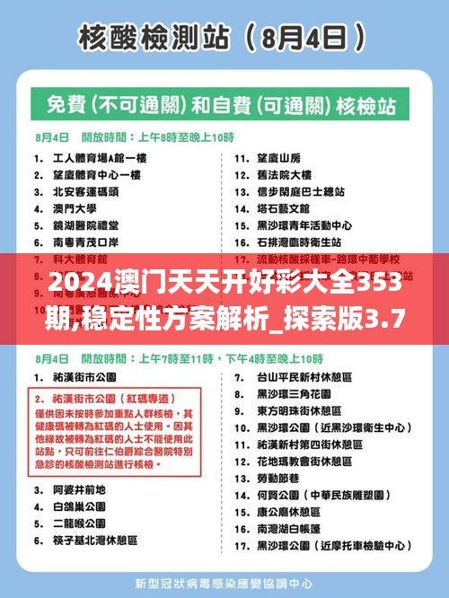 2024澳门天天开好彩大全353期,稳定性方案解析_探索版3.776