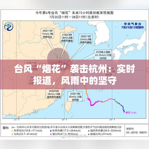 台风“烟花”袭击杭州：实时报道，风雨中的坚守