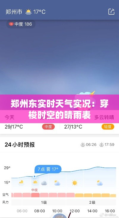 郑州东实时天气实况：穿梭时空的晴雨表