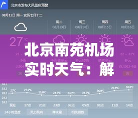 北京南苑机场实时天气：解码飞行前的晴雨表