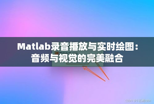 Matlab录音播放与实时绘图：音频与视觉的完美融合