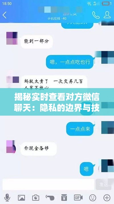 揭秘实时查看对方微信聊天：隐私的边界与技术的挑战