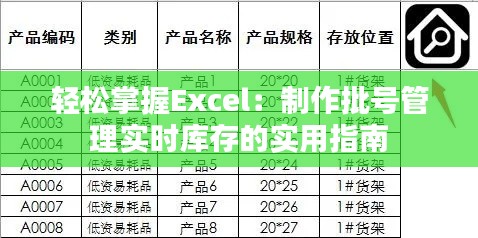 轻松掌握Excel：制作批号管理实时库存的实用指南