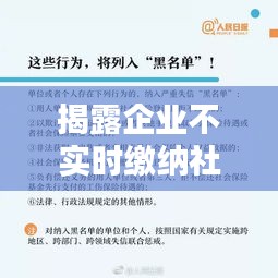 揭露企业不实时缴纳社保的真相与应对策略