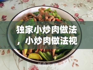 独家小炒肉做法，小炒肉做法视频 