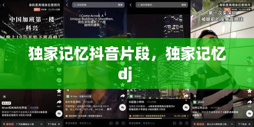 独家记忆抖音片段，独家记忆dj 