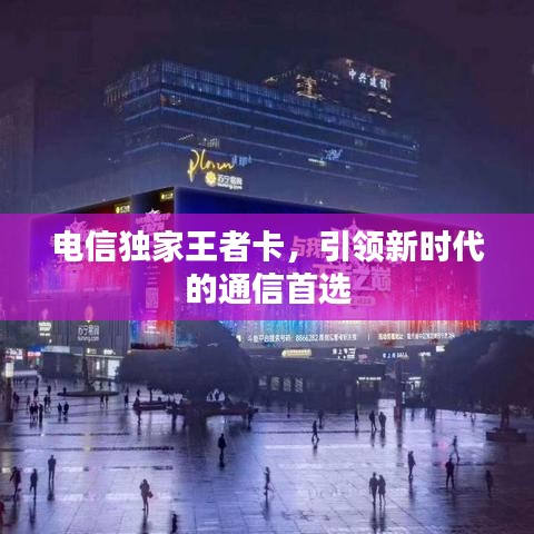 电信独家王者卡，引领新时代的通信首选