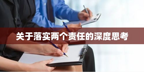 关于落实两个责任的深度思考