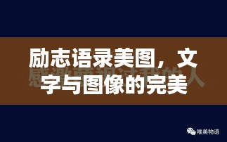 励志语录美图，文字与图像的完美融合，激发无限正能量！