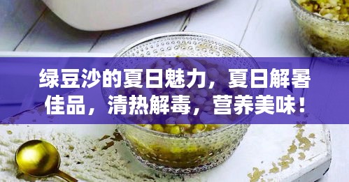 绿豆沙的夏日魅力，夏日解暑佳品，清热解毒，营养美味！