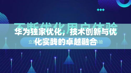 华为独家优化，技术创新与优化实践的卓越融合