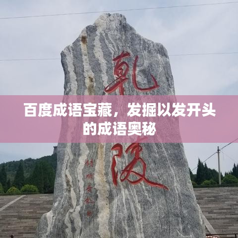 百度成语宝藏，发掘以发开头的成语奥秘