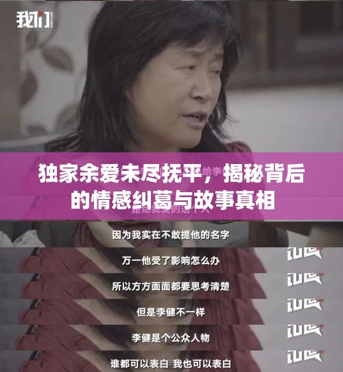 独家余爱未尽抚平，揭秘背后的情感纠葛与故事真相