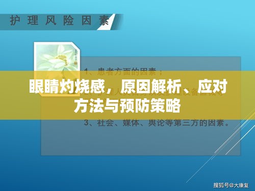 眼睛灼烧感，原因解析、应对方法与预防策略