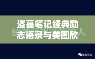 盗墓笔记经典励志语录与美图欣赏