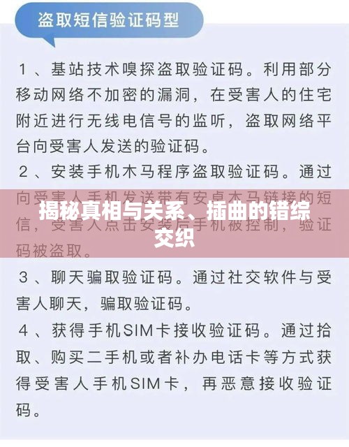 揭秘真相与关系、插曲的错综交织