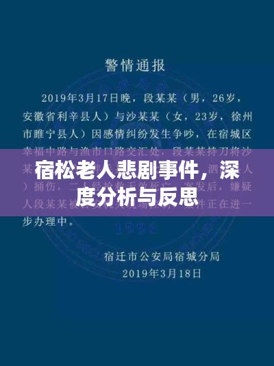 宿松老人悲剧事件，深度分析与反思