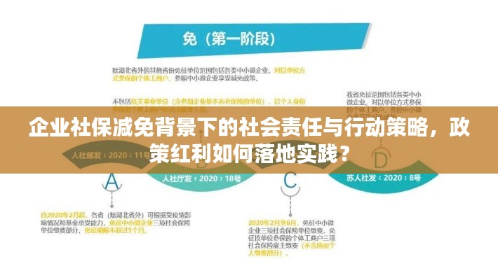 企业社保减免背景下的社会责任与行动策略，政策红利如何落地实践？